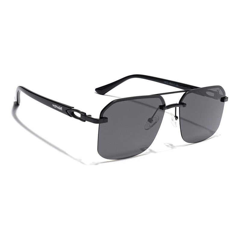 Odyssey | Black Wayfarer Polarized Sunglasses - PMG4143