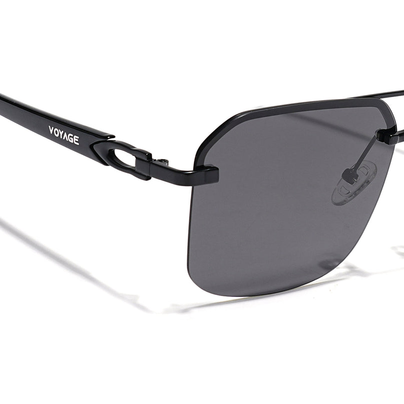 Odyssey | Black Wayfarer Polarized Sunglasses - PMG4143