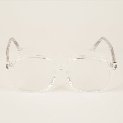 Voyage Clear Wayfarer Eyeglasses for Men & Women - MG4155
