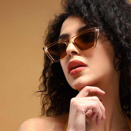 Velari | Light Brown Cateye Sunglasses MG3297