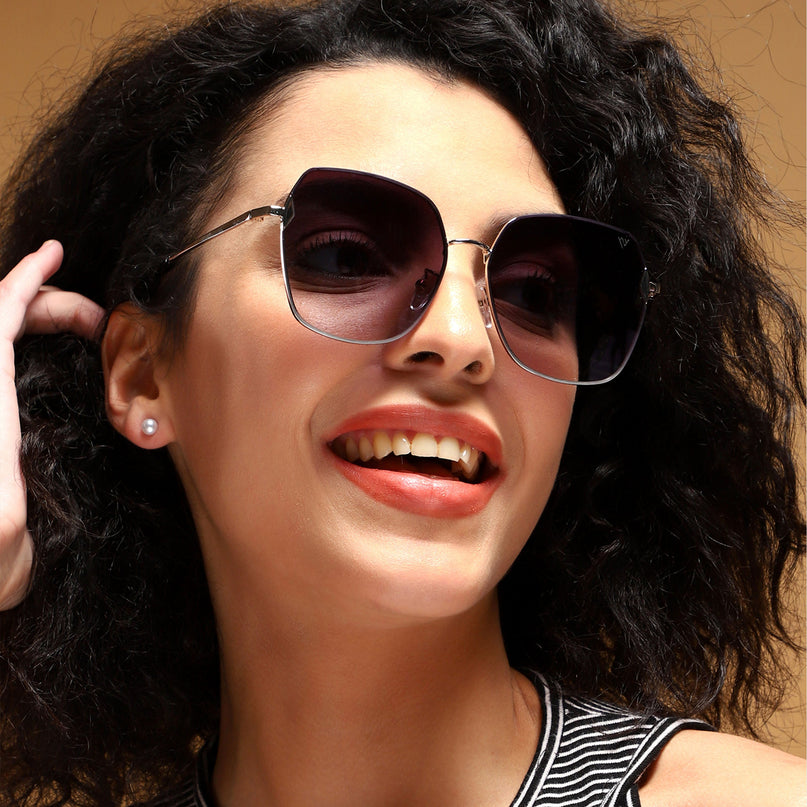 Grey Oversize Sunglasses - MG4327