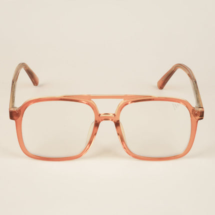Voyage Orange Wayfarer Eyeglasses for Men & Women - MG4156