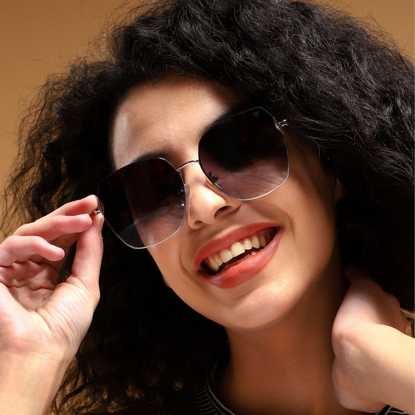 Grey Oversize Sunglasses - MG4327