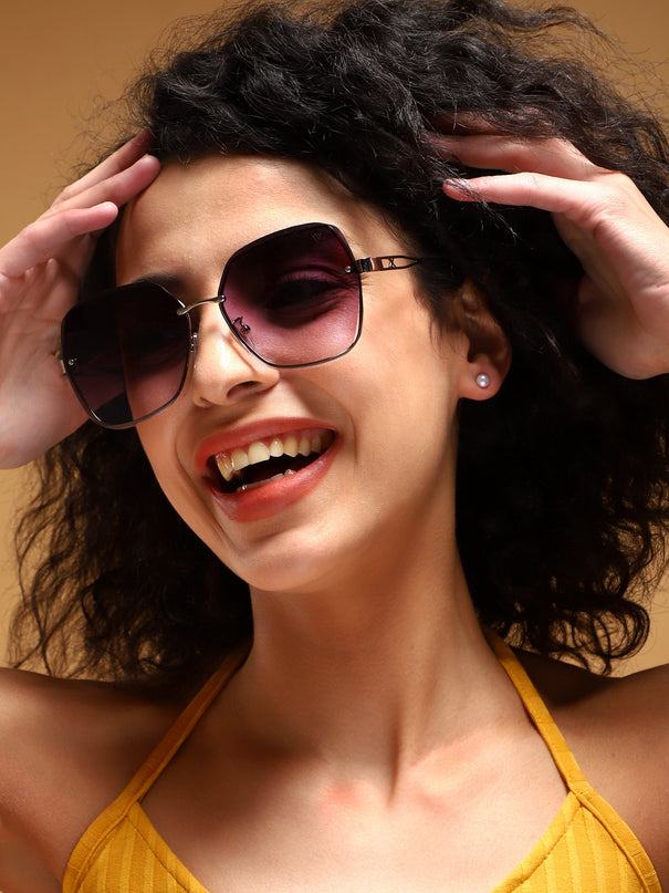 Klyne | Grey Oversize Sunglasses - MG4319