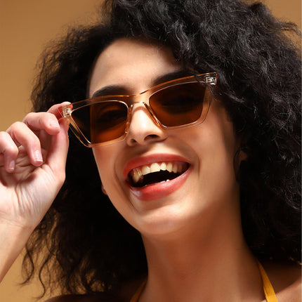 Velari | Light Brown Cateye Sunglasses MG3297