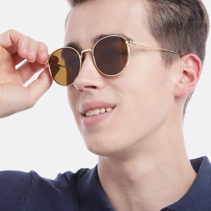 Sonic | Round Brown Sunglasses MG3052