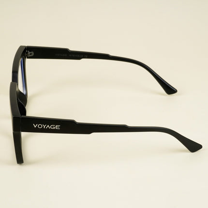 Voyage Goat Matt Black Wayfarer Eyeglasses for Men & Women - MG5165-C3