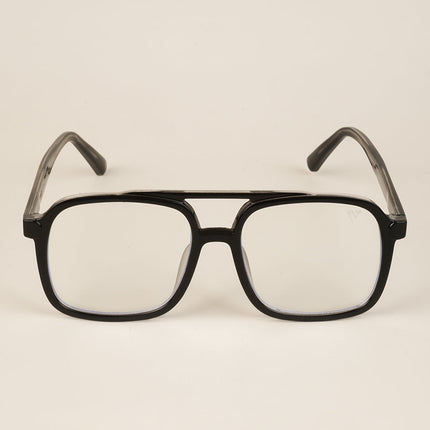Voyage Black Wayfarer Eyeglasses for Men & Women - MG4153