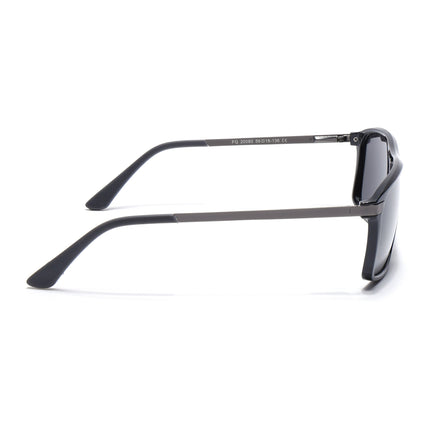 Shine Black Wayfarer Polarized Sunglasses - PMG4445