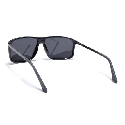Shine Black Wayfarer Polarized Sunglasses - PMG4445