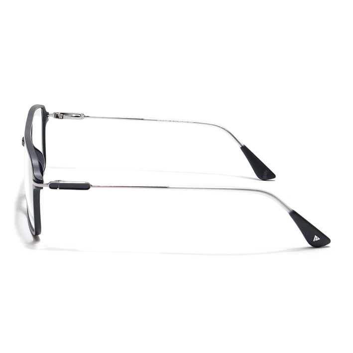 Voyage Visionary Matt Black Wayfarer Eyeglasses for Men & Women - SLMG6352-C1
