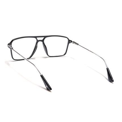 Voyage Visionary Shine Black Wayfarer Eyeglasses for Men & Women - SLMG6353-C2