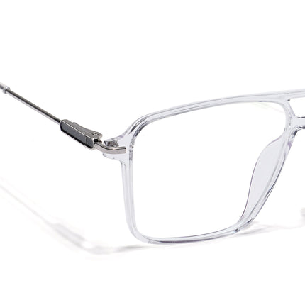 Voyage Visionary Transparent Wayfarer Eyeglasses for Men & Women - SLMG6355-C4