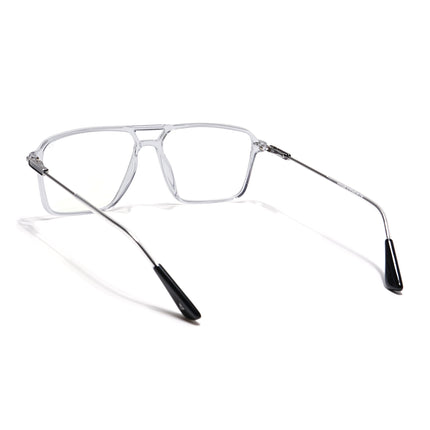 Voyage Visionary Transparent Wayfarer Eyeglasses for Men & Women - SLMG6355-C4