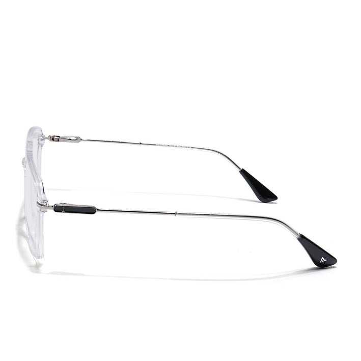 Voyage Visionary Transparent Wayfarer Eyeglasses for Men & Women - SLMG6355-C4