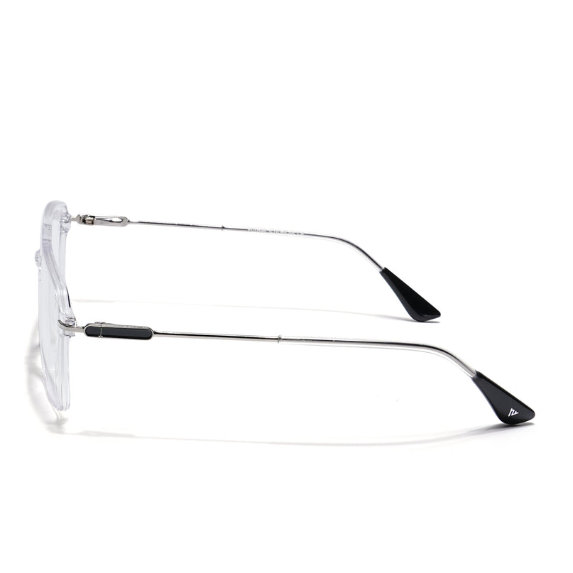 Voyage Visionary Transparent Wayfarer Eyeglasses for Men & Women - SLMG6355-C4