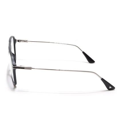 Voyage Zentrix Matt Black Square Metal Eyeglasses for Men & Women - SLMG6434-C1