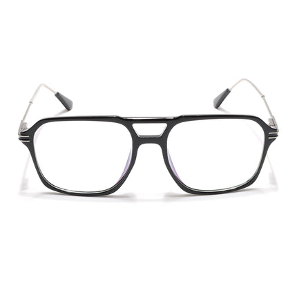 Voyage Zentrix Shine Black Square Metal Eyeglasses for Men & Women - SLMG6435-C2