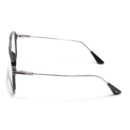 Voyage Zentrix Shine Black Square Metal Eyeglasses for Men & Women - SLMG6435-C2