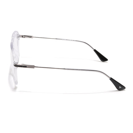 Voyage Zentrix Transparent Square Metal Eyeglasses for Men & Women - SLMG6436-C3