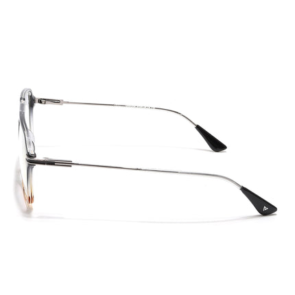 Voyage Zentrix Black & Brown Square Metal Eyeglasses for Men & Women - SLMG6437-C4