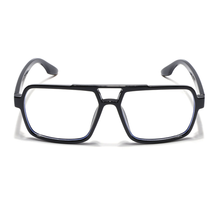 Voyage Maverick Shine Black Wayfarer Eyeglasses for Men & Women - MG5237-C1