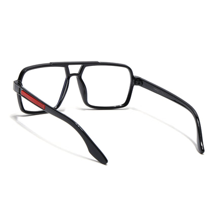 Voyage Maverick Shine Black Wayfarer Eyeglasses for Men & Women - MG5237-C1