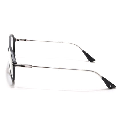 Voyage Zentrix Matt Black Aviator Metal Eyeglasses for Men & Women - SLMG6438-C1