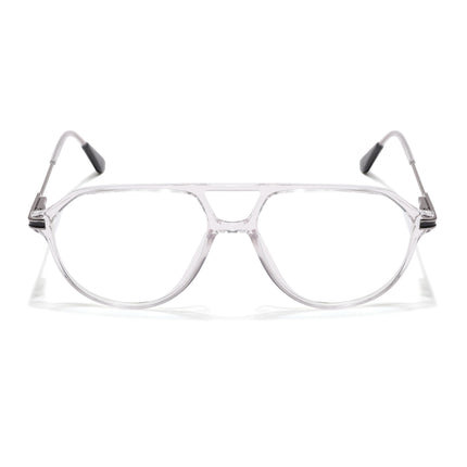 Voyage Zentrix Transparent Aviator Metal Eyeglasses for Men & Women - SLMG6440-C3