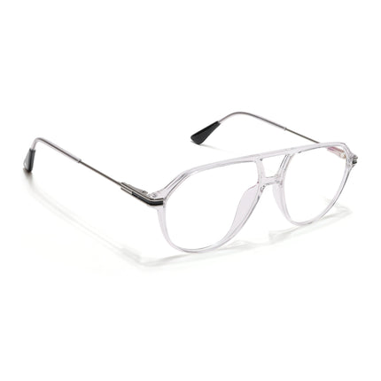 Voyage Zentrix Transparent Aviator Metal Eyeglasses for Men & Women - SLMG6440-C3