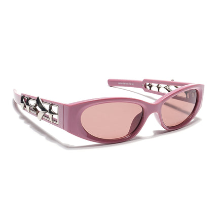 Oval Sunglasses (Brown Lens | Onion Color Frame - MG5551)