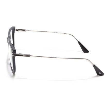 Voyage Zentrix Matt Black Square Metal Eyeglasses for Men & Women - SLMG6443-C1
