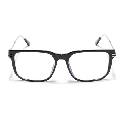 Voyage Zentrix Shine Black Square Metal Eyeglasses for Men & Women - SLMG6444-C2
