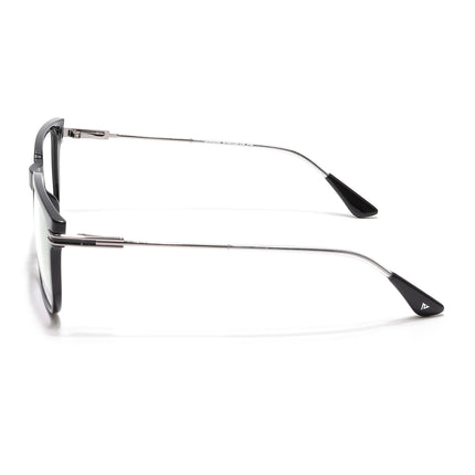 Voyage Zentrix Shine Black Square Metal Eyeglasses for Men & Women - SLMG6444-C2