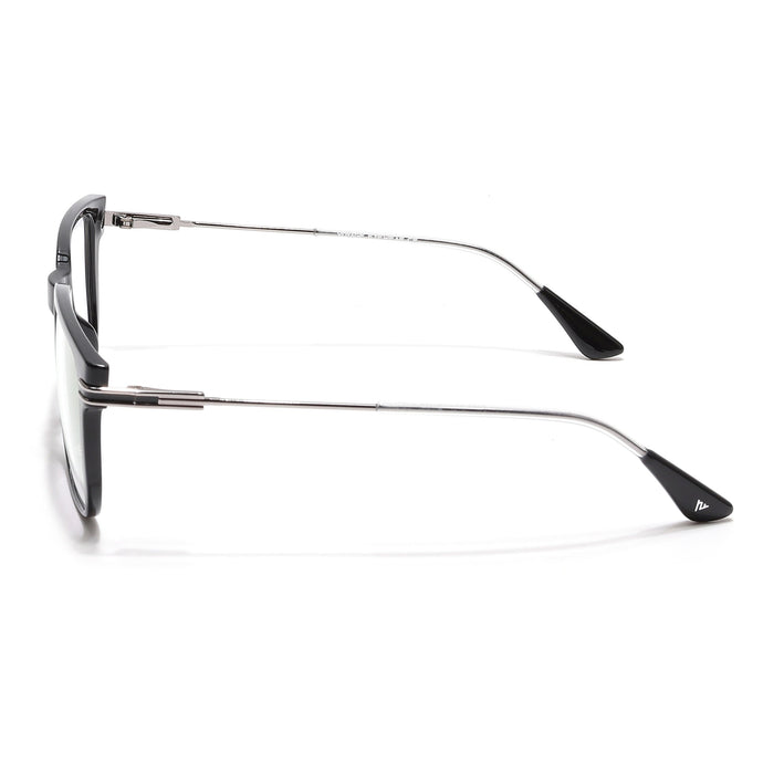 Voyage Zentrix Shine Black Square Metal Eyeglasses for Men & Women - SLMG6444-C2
