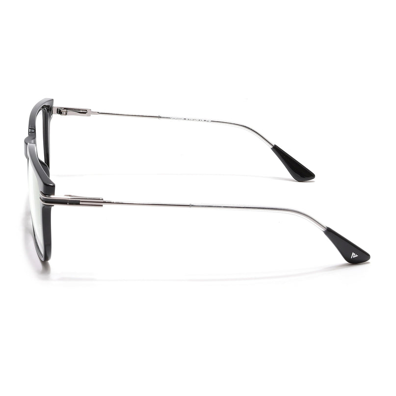 Voyage Zentrix Shine Black Square Metal Eyeglasses for Men & Women - SLMG6444-C2