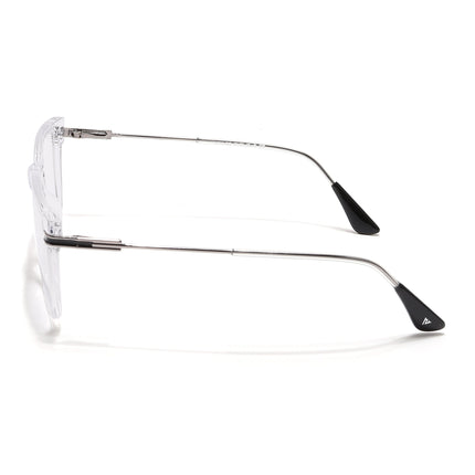 Voyage Zentrix Transparent Square Metal Eyeglasses for Men & Women - SLMG6445-C3