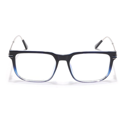 Voyage Zentrix Blue Square Metal Eyeglasses for Men & Women - SLMG6446-C4