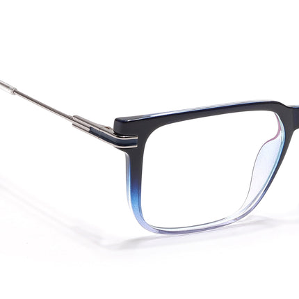 Voyage Zentrix Blue Square Metal Eyeglasses for Men & Women - SLMG6446-C4