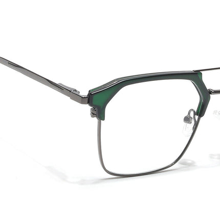 Eyejack Turbo Green & Black Wayfarer Eyeglasses for Men & Women