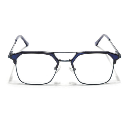 Eyejack Turbo Shine Blue Wayfarer Eyeglasses for Men & Women