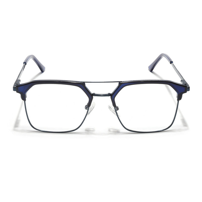 Eyejack Turbo Shine Blue Wayfarer Eyeglasses for Men & Women