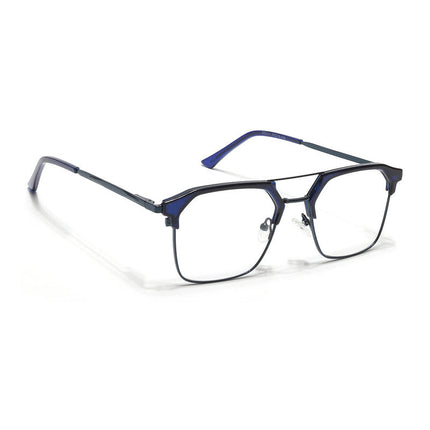 Eyejack Turbo Shine Blue Wayfarer Eyeglasses for Men & Women