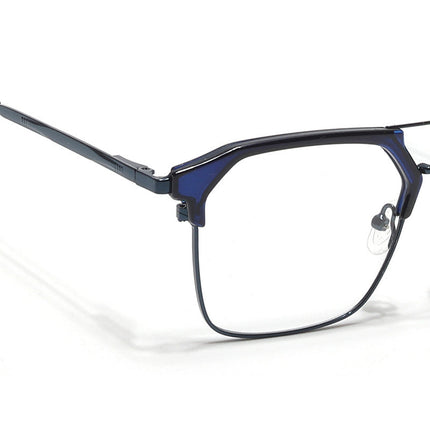 Eyejack Turbo Shine Blue Wayfarer Eyeglasses for Men & Women