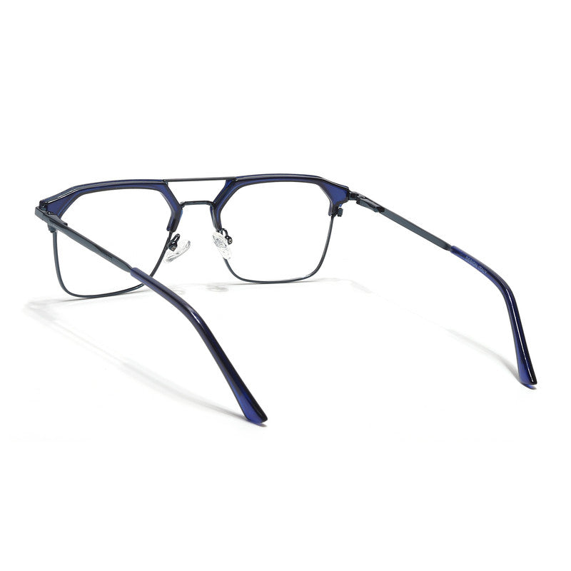 Eyejack Turbo Shine Blue Wayfarer Eyeglasses for Men & Women
