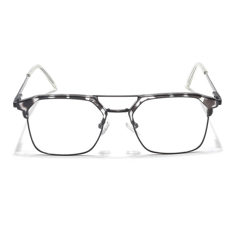 Eyejack Turbo Black & White Wayfarer Eyeglasses for Men & Women
