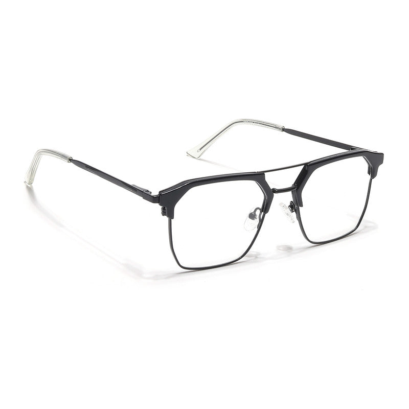 Eyejack Turbo Shine Black Wayfarer Eyeglasses for Men & Women (202432CL918-C1)