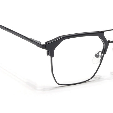 Eyejack Turbo Shine Black Wayfarer Eyeglasses for Men & Women (202432CL918-C1)
