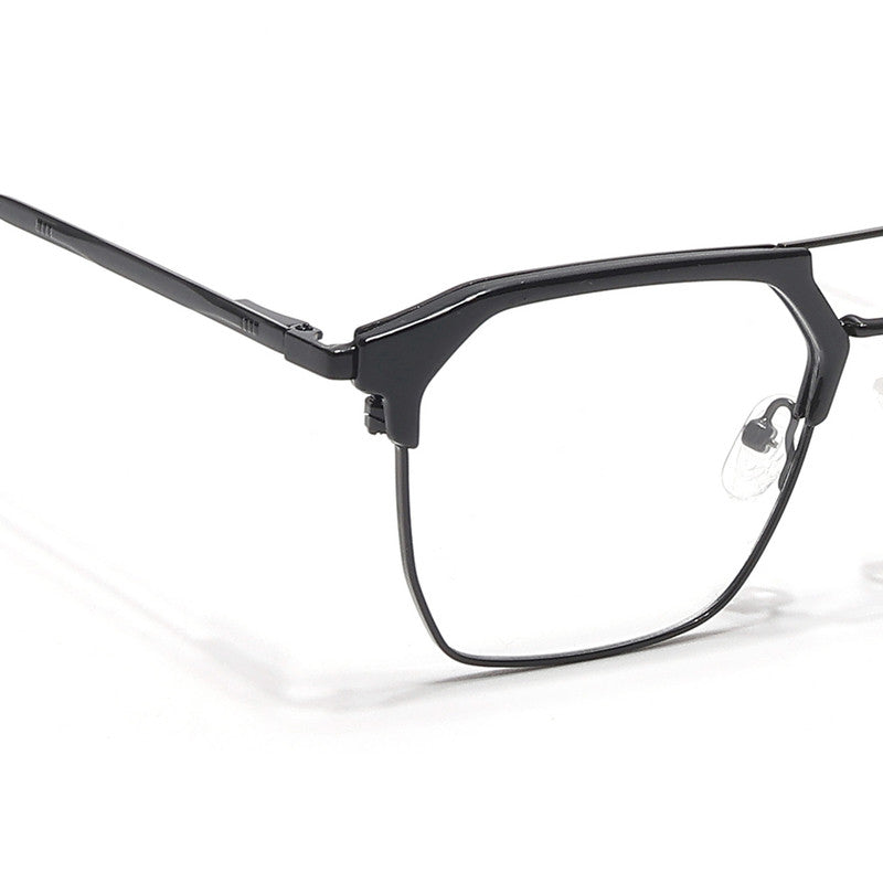Eyejack Turbo Shine Black Wayfarer Eyeglasses for Men & Women (202432CL918-C1)
