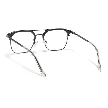 Eyejack Turbo Shine Black Wayfarer Eyeglasses for Men & Women (202432CL918-C1)